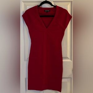 Express Design Studio Red Bodycon Cocktail Party Dress - S